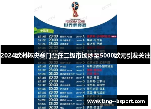 2024欧洲杯决赛门票在二级市场炒至5000欧元引发关注 2024欧洲杯决赛门票在二级市场炒至5000欧元引发关注